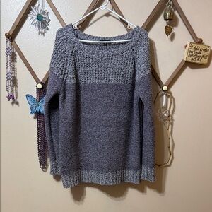 Fate Charcoal and Light Gray Women's Sweater